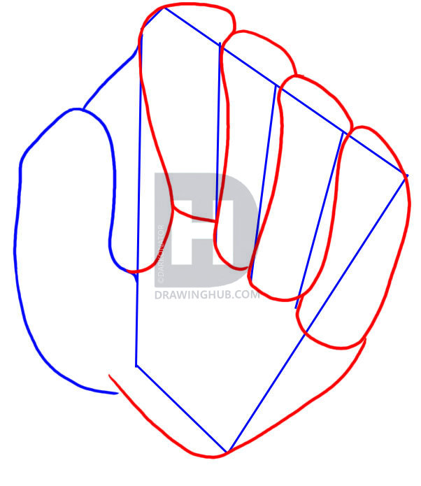 602x695 How To Draw A Baseball Glove, Step