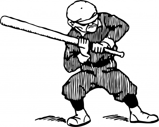 615x493 Baseball Player Free Stock Photo