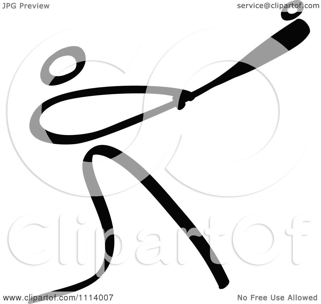 1080x1024 Clipart Black And White Stick Drawing Of A Batting Baseball Player