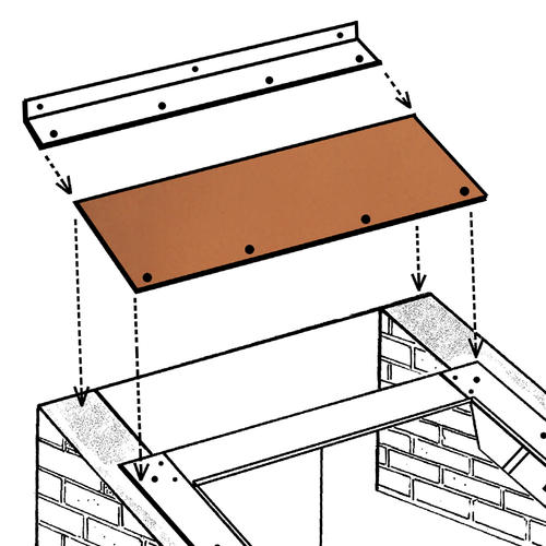 500x500 Bilco Classic Primed Steel Sloped Wall Basement Door Extension