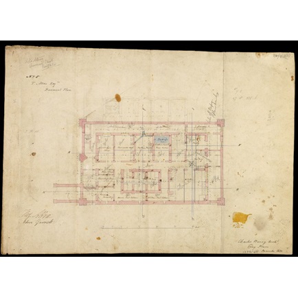434x434 Mr Thomas Attree's House, Queen's Park, Brighton Basement Plan Riba