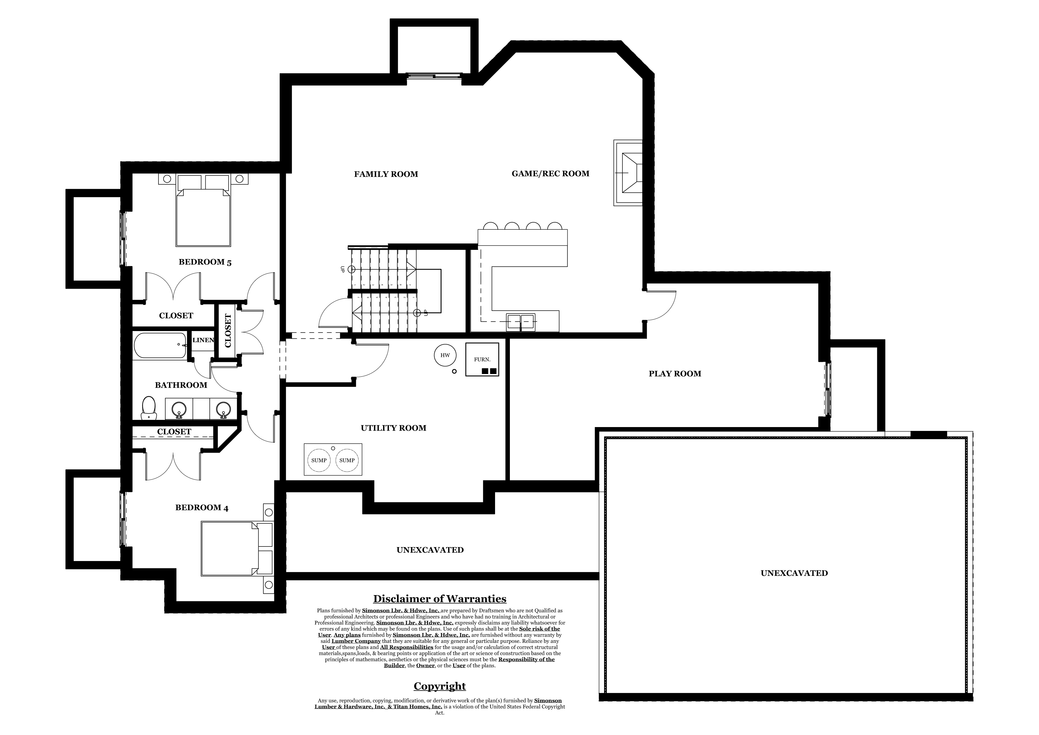 3507x2480 Two Story Floor Plans