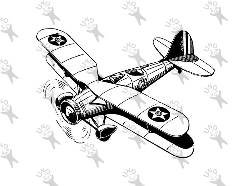794x614 Airplane Aircraft Aviation Digital Printable Retro Drawing Etsy