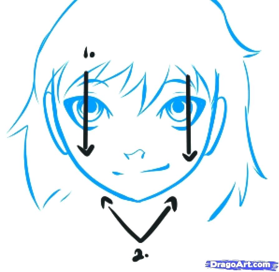 895x871 How To Draw Simple Anime Zupa