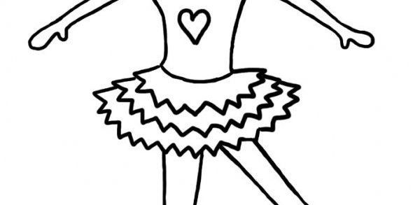 590x293 Basic Drawing For Kids Or How To Draw A Ballerina Step