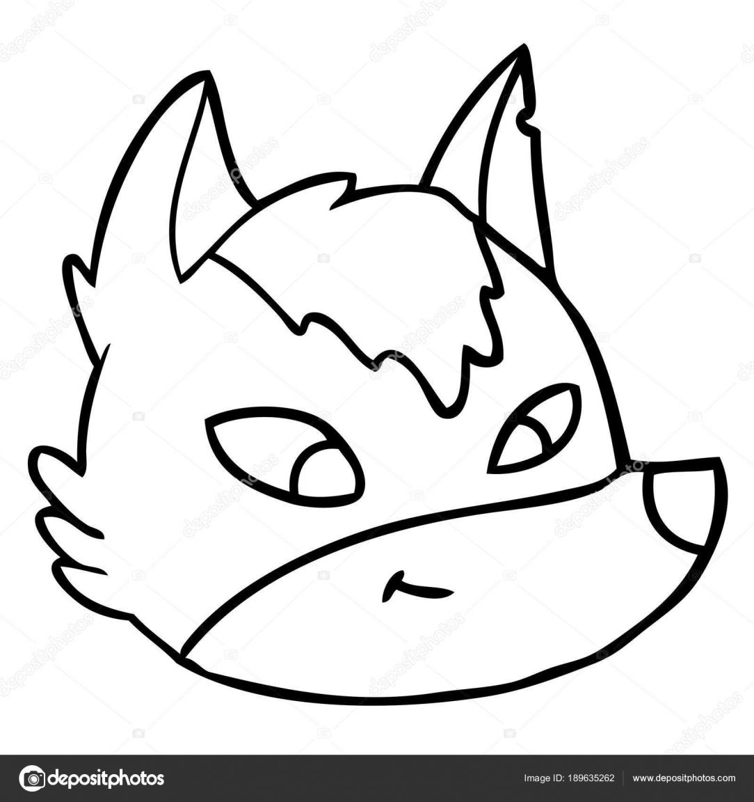 1084x1152 Cute Wolf Face Drawing Basic Angry Howling Easy Step