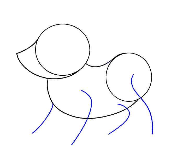 678x600 How To Draw A Cartoon Dog Easy Drawing Guides