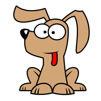 350x350 How To Draw A Dog Doodle Bug Cartoon Dog Drawing, Cartoon Dog