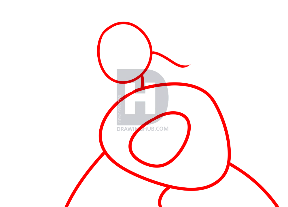 1000x718 Draw An Attack Dog, Step