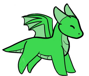 350x299 How To Draw A Simple Dragon For Instructions Click The Pic How
