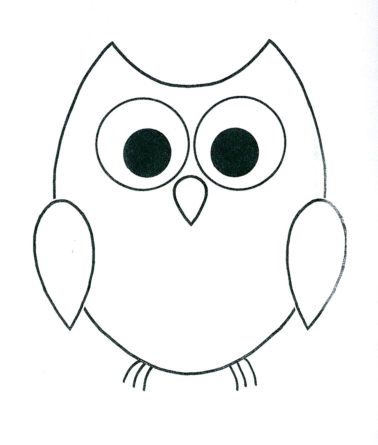 1276x1500 Splendid Owl Drawing For Kids Photos