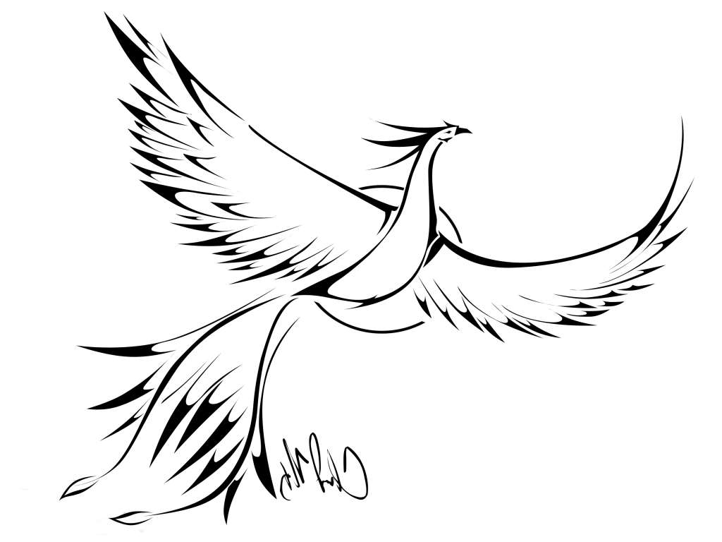 1024x768 Phoenix Drawing Basic For Free Download