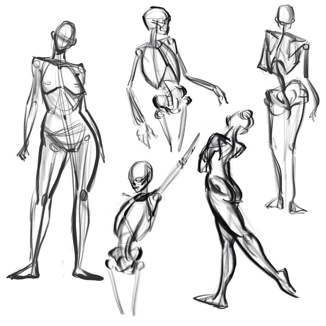 Basic Figure Drawing Tutorial | Free download on ClipArtMag