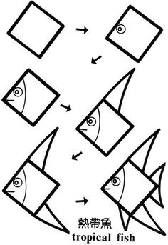 236x343 Collection Of 'basic Fish Drawing' Download More Than Images