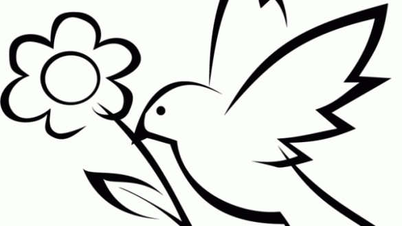 585x329 Simple Flower Drawing Pics