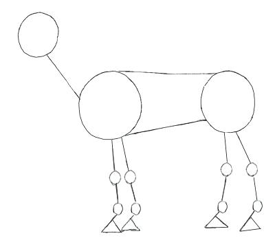 400x346 How To Draw A Simple Horse Step