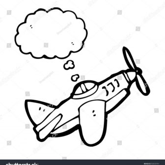 336x336 Drawing An Airplane Step