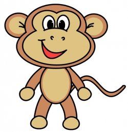 250x258 How To Draw A Cartoon Monkey With This Easy To Follow Step