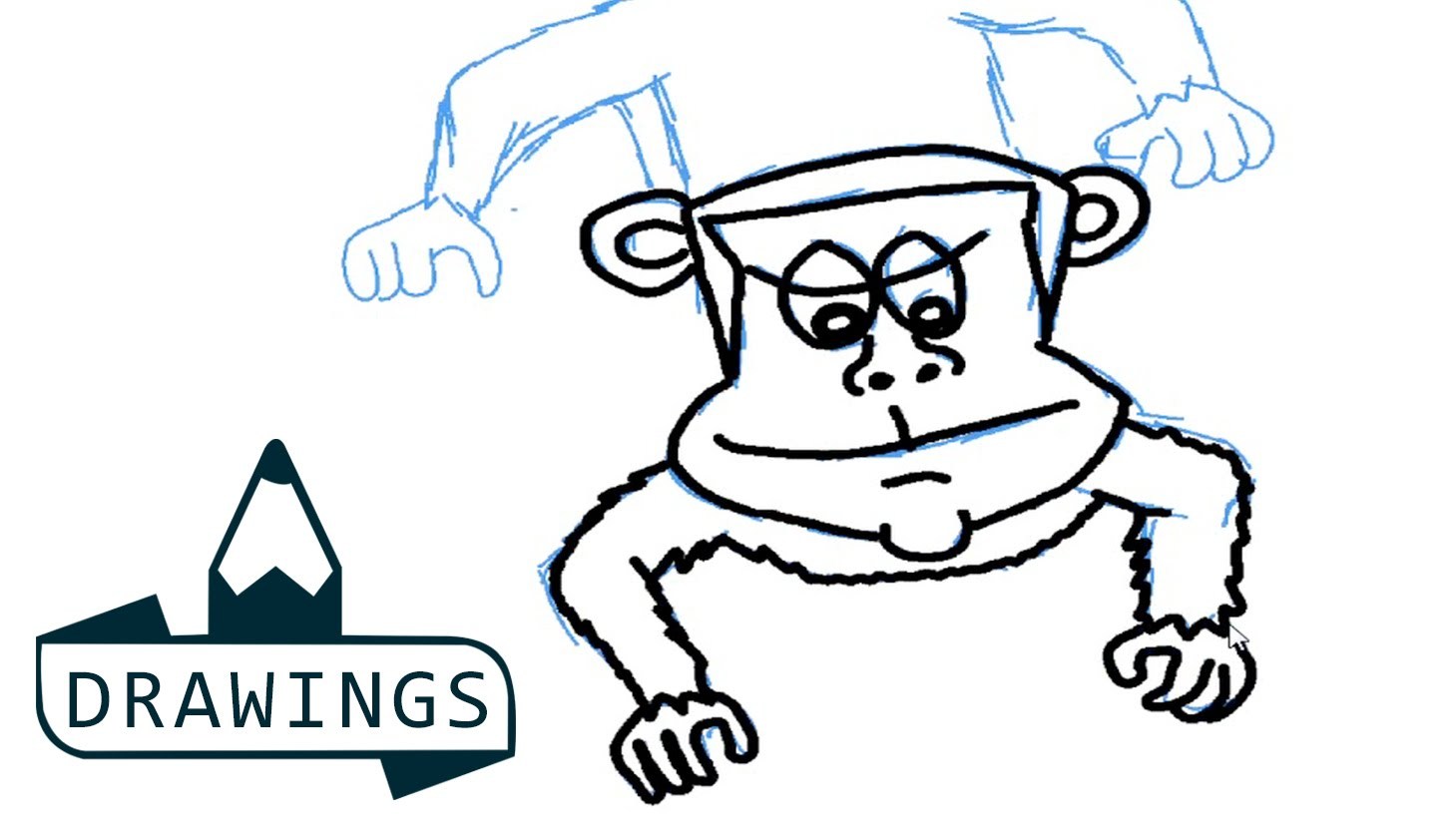 1459x830 How To Draw A Monkey