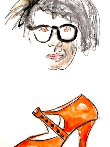 375x500 Warhols Shoe Painting