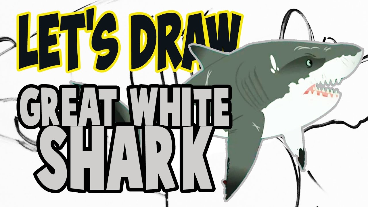 1280x720 Drawing Great White Shark From Wild Kratts!