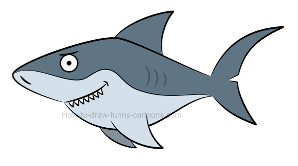 600x334 How To Draw A Shark Picture