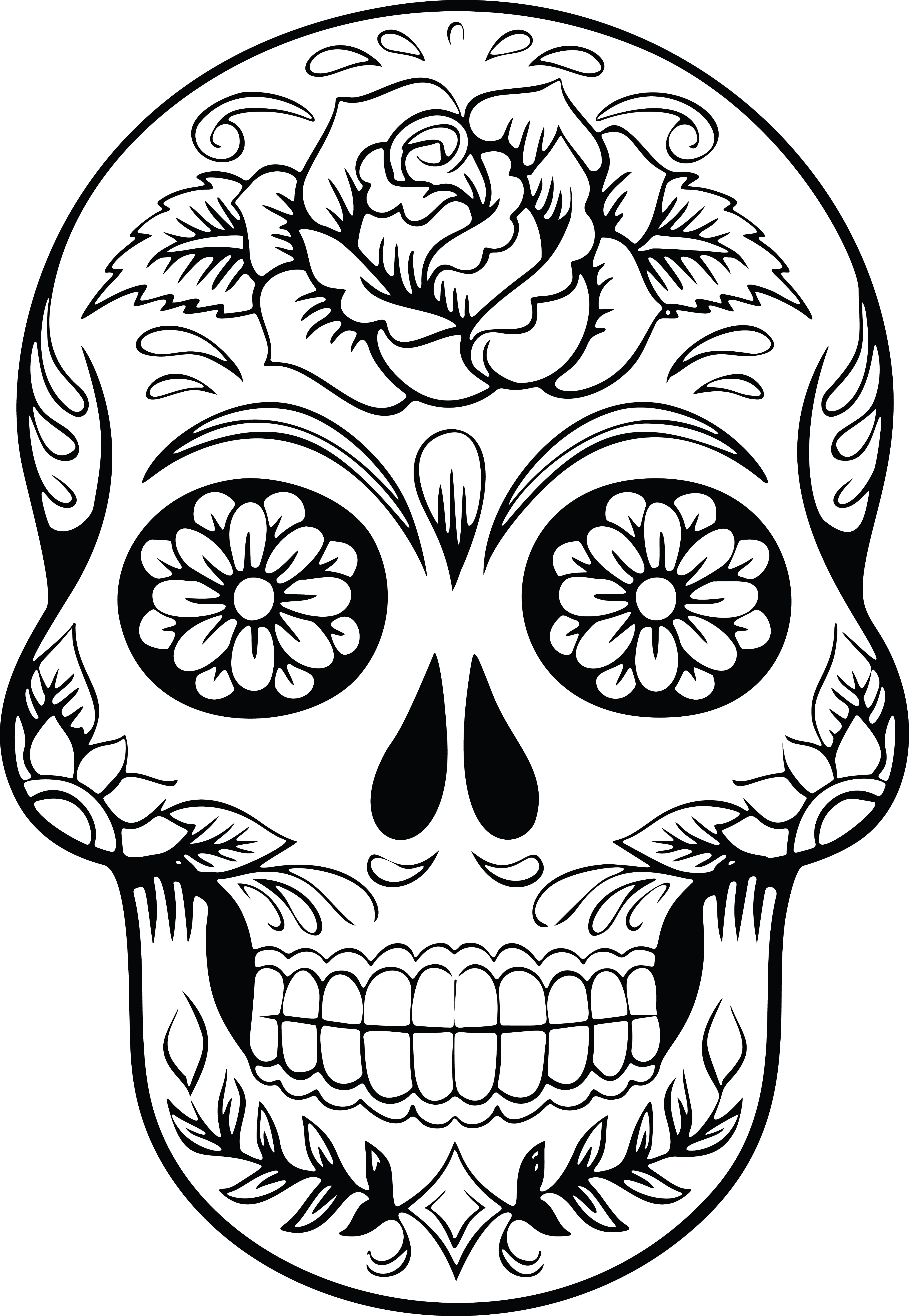 4000x5790 Skull Clipart Basic