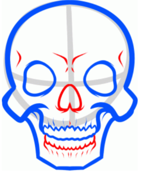 475x581 Ways To Improve Drawing How To Draw Skeleton Face And Skull