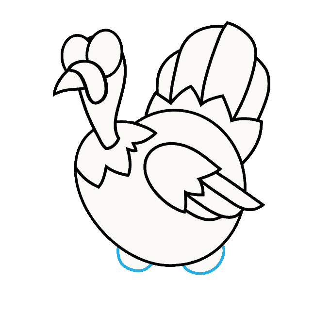 680x680 How To Draw A Cartoon Turkey In A Few Easy Steps Easy Drawing Guides