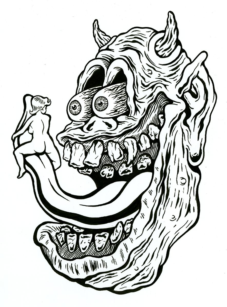 885x1200 Red Legger Drawings Art, Basil Wolverton