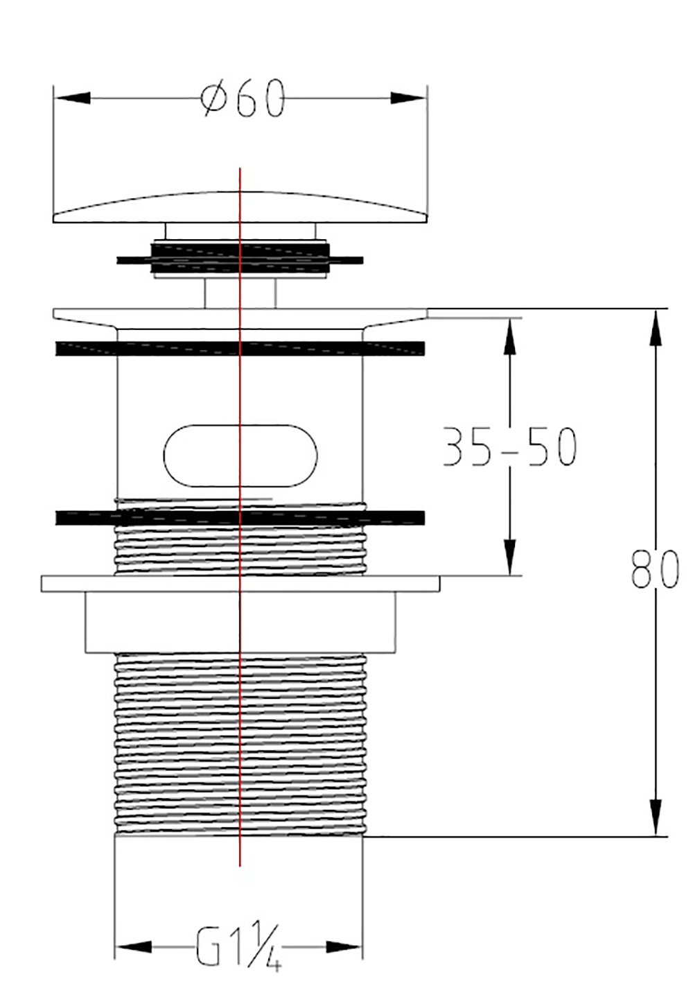 1000x1425 Easy Clean Moon Basin Waste Slotted