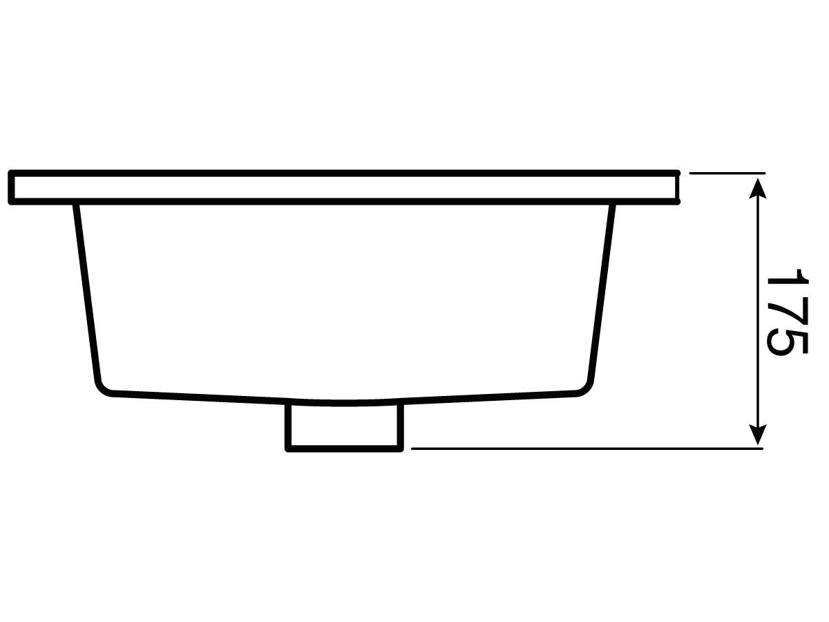 1200x900 Kado Arc Vanity Basin Taphole White From Reece
