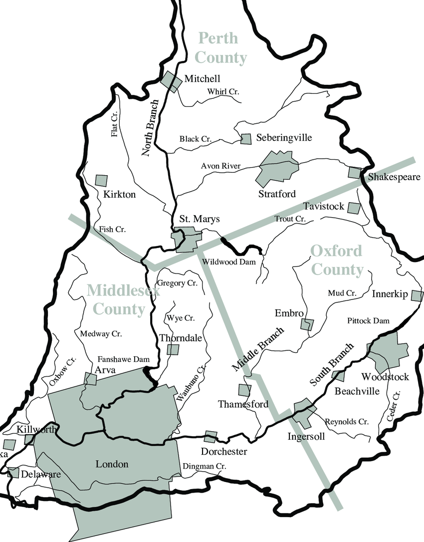 850x1086 Map Of The Upper Thames River Basin Download Scientific Diagram