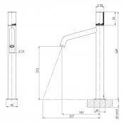 175x175 Toi Tall Vessel Basin Mixer Better Bathrooms