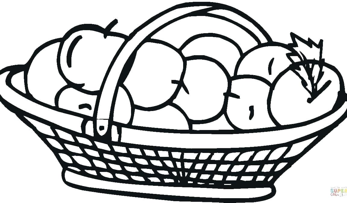 1152x673 Drawing Of Fruit Basket For Kids How To Draw Fruits In A Basket