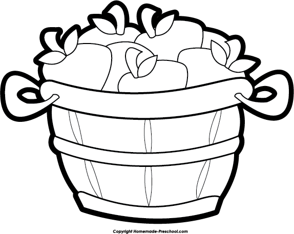 574x457 Collection Of Free Basket Clipart Line Drawing Amusement