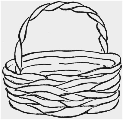 408x400 Fruit Basket Coloring Pages Best Fruit Basket For Kids Colour