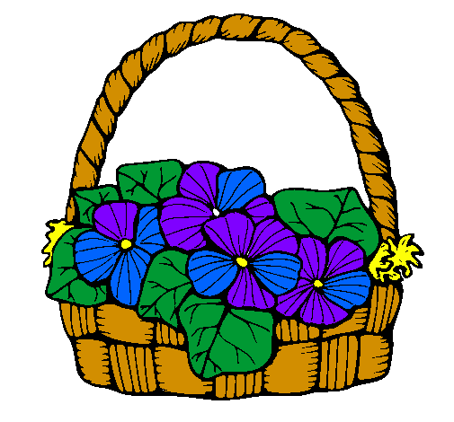505x470 Drawing, Basket, Flower, Transparent Png Image Clipart Free Download