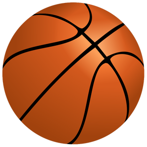 300x300 Vector Illustration Of A Basketball Ball