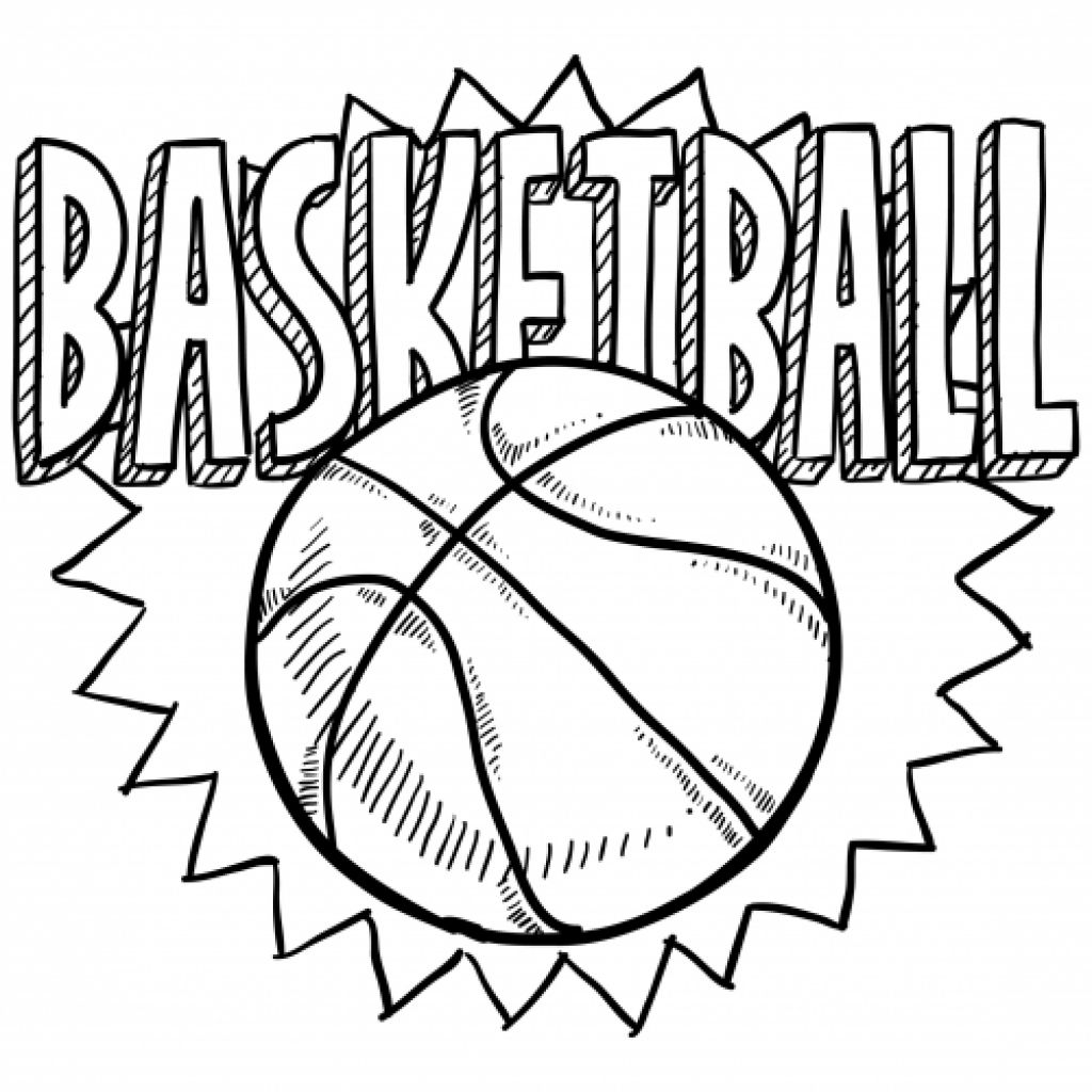 1024x1024 Drawings Of Basketballs