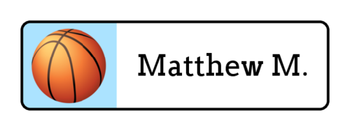500x188 basketball name tag labels basketball march madness name