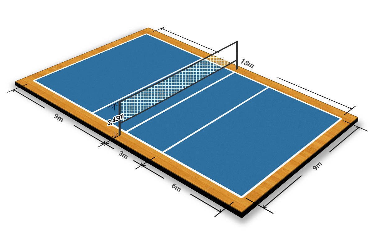 1204x767 Volleyball Court Diagram