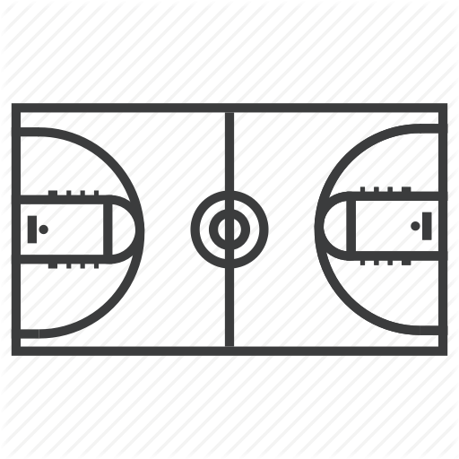 512x512 Basketball Court Lines Transparent Png Clipart Free Download