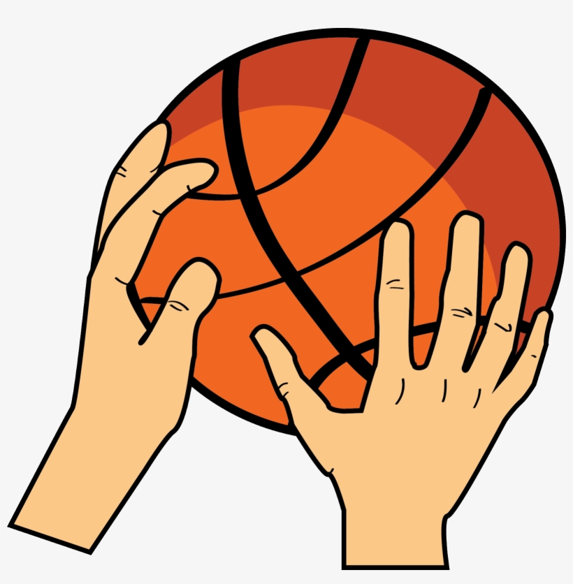 820x836 Hand Basketball Clip Art