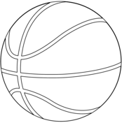 174x176 Coloring Pages Basketball Coloring Pages Free