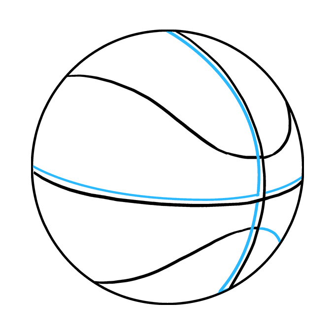 680x678 How To Draw A Basketball