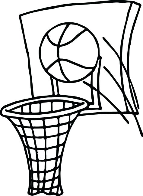 474x648 basketball hoop drawing beautiful basketball hoop icon hand drawn