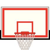169x170 Collection Of Free Hoop Clipart Basketball Goal Amusement