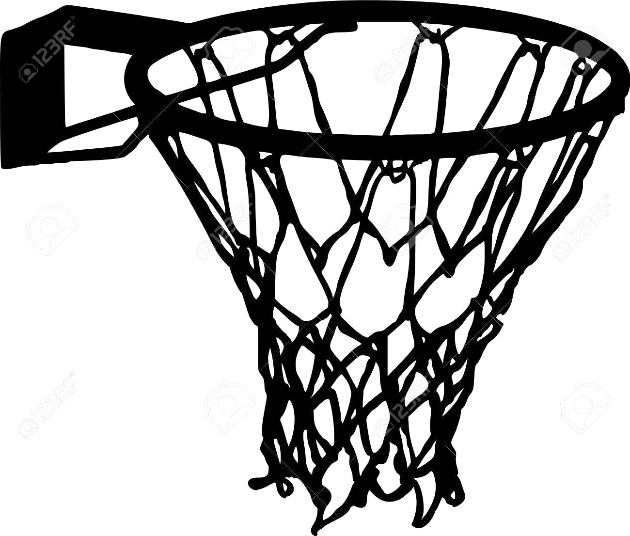 1300x1106 Basketball Hoop Vector Icon Illustration Net Clipart