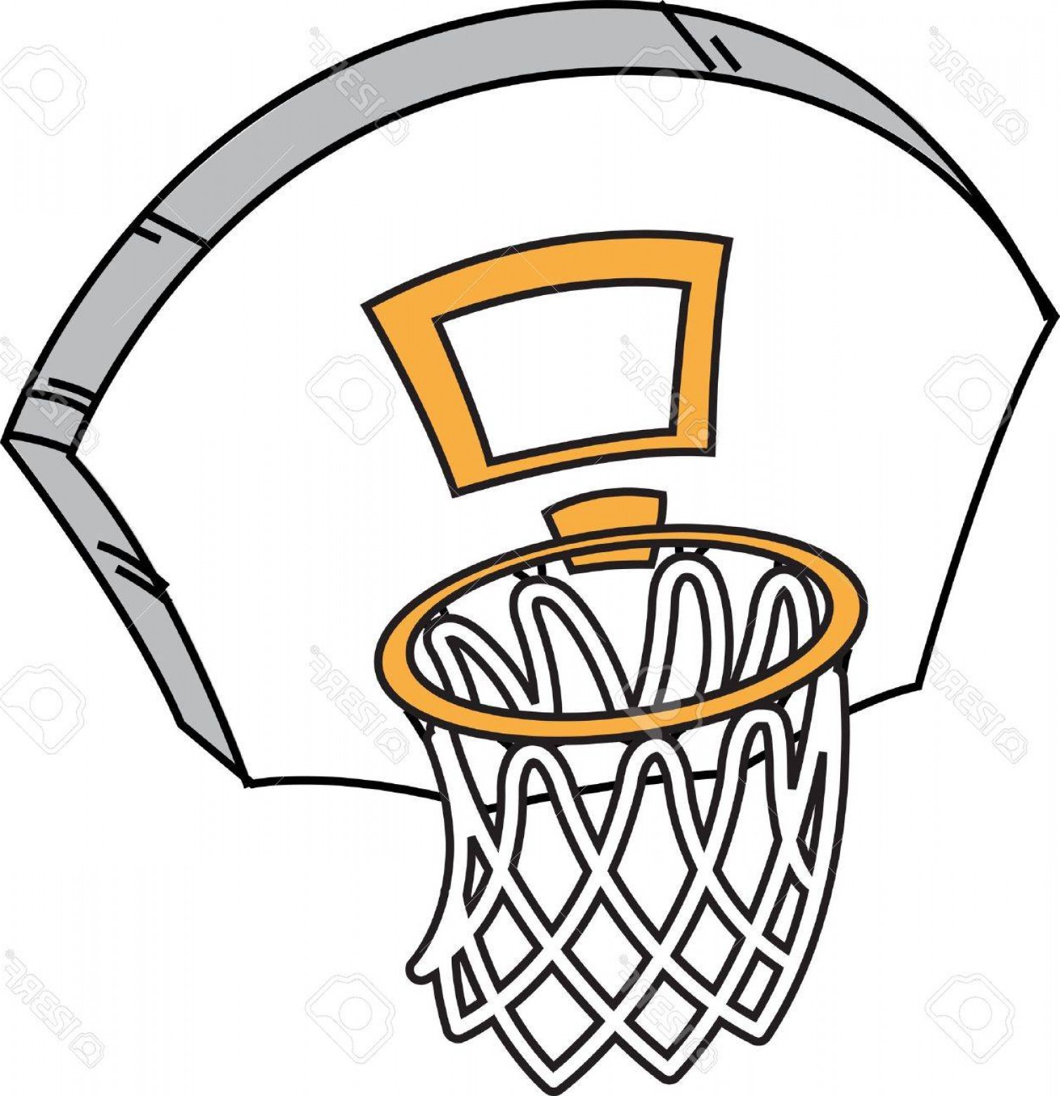 1509x1560 Photocartoon Basketball Hoop Net And Backboard Lazttweet
